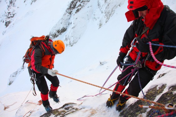 En alpinisme, il faut savoir s'adapter au terrain