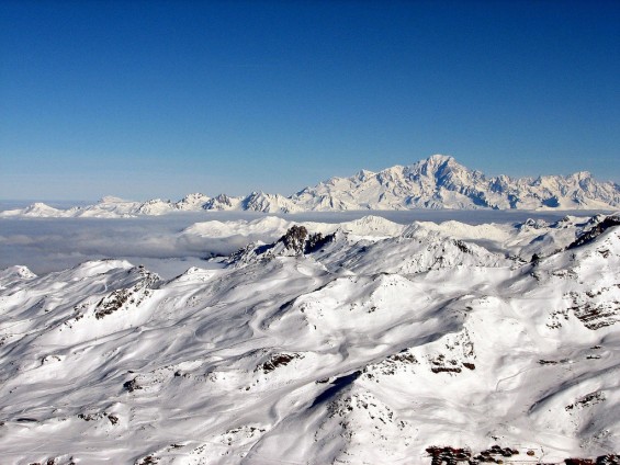 Le Mont-Blanc et les 3 Vallées ©Flickr