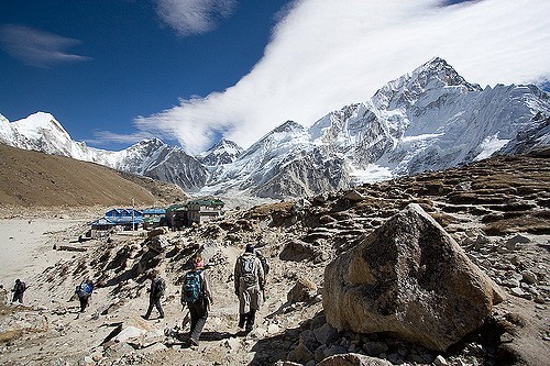 Trekking dans la région de l'Everest ©Flickr
